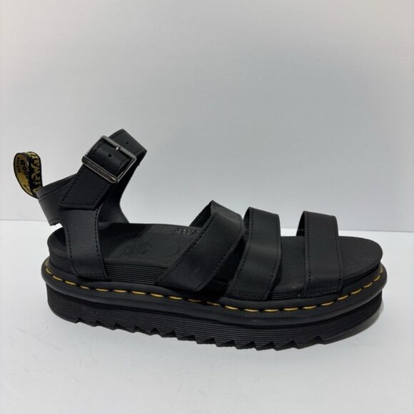 Dr. Martens Women’s Blaire Platform Sandals Black, Size 8 M - Picture 1 of 5